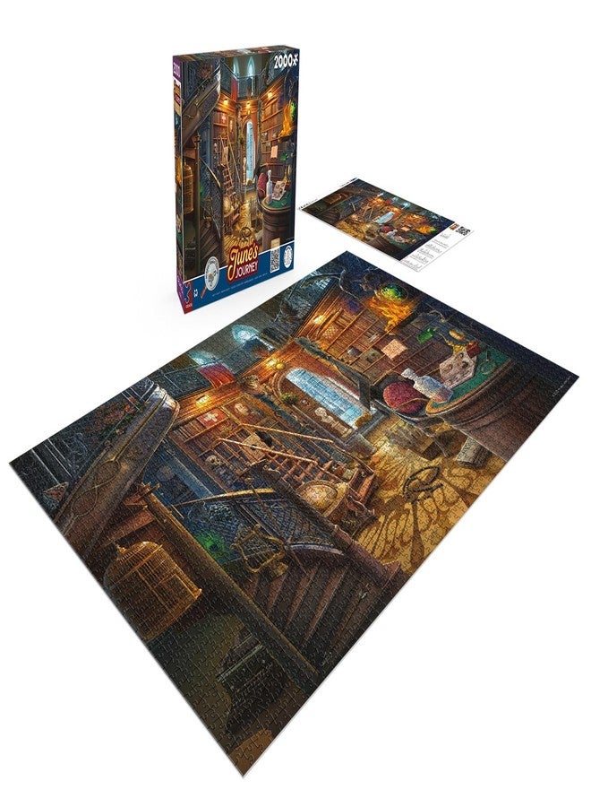 Ceaco - June's Journey - The Library - 2000 Piece Puzzle for Adults - Challenging and Perfect for Game Nights - Finished Puzzle Size 38.5 x 26.5 - Image 4